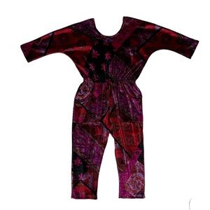 New Without Tag Ultra Violet Kids Velvet Jumpsuit